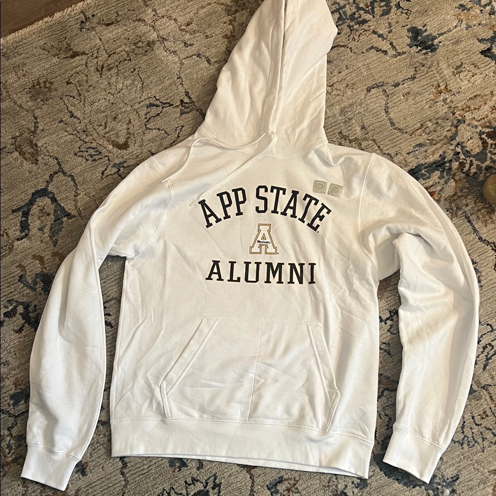 White App State Alumni Hoodie